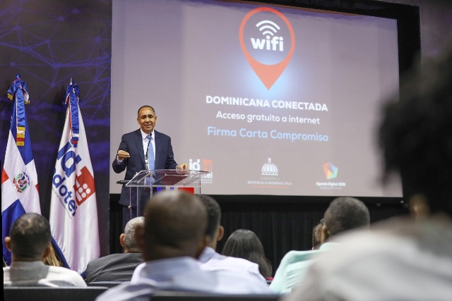 Indotel firma cartas compromiso para instalación de 41 nuevos puntos Wi-Fi