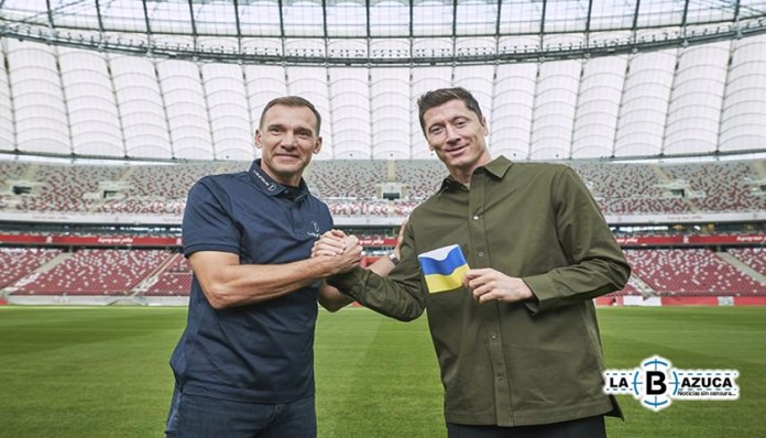 Lewandowski lucirá los colores de Ucrania en el Mundial